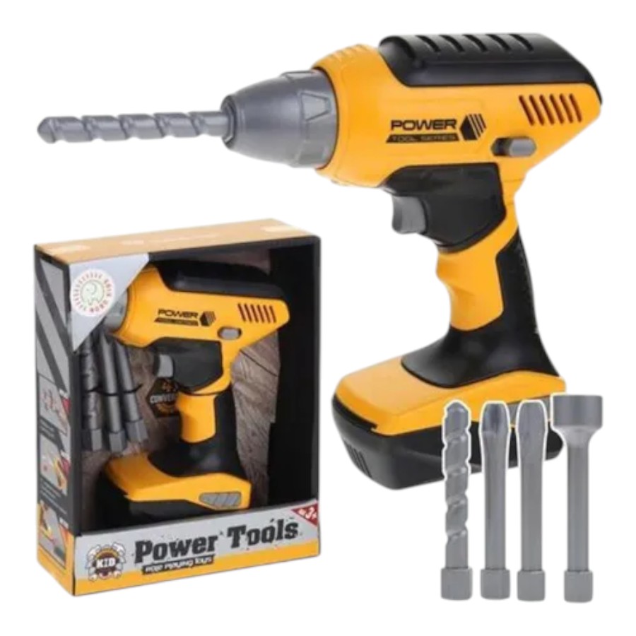 Taladro de Juguete Power Tools – Set de Herramientas para Ni